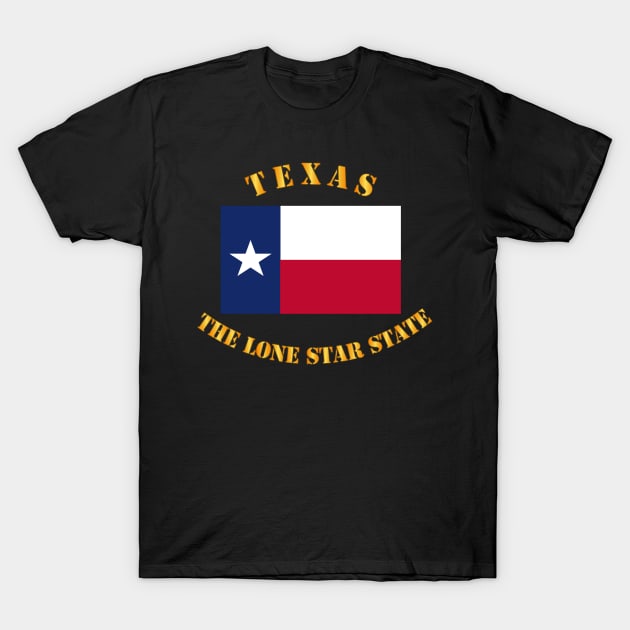 Flag - Texas - the Lone Star State T-Shirt by twix123844